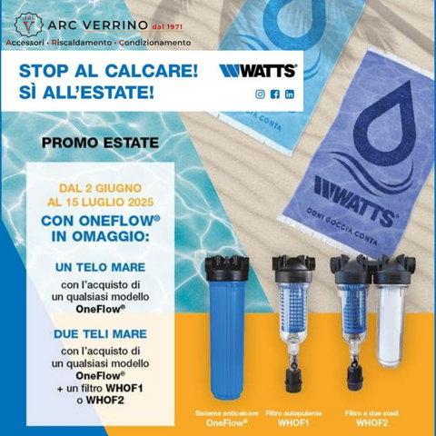 PROMO ESTATE 2025: vivi senza calcare, rilassati con stile | WATTS
