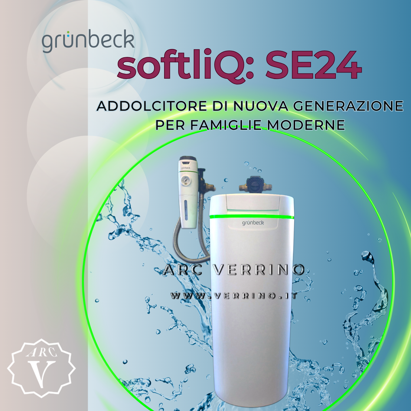 ARC VERRINO - Grottaferrata e Roma - Addolcitore Grunbeck softliQ: SE24