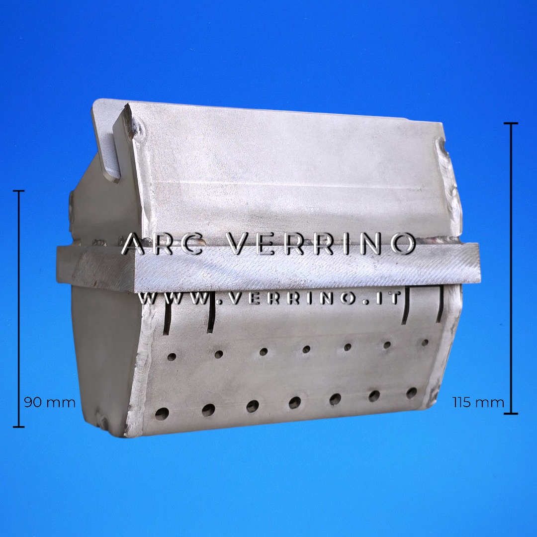 Braciere in acciaio MCZ 41401068740 | completo AISI 310 L - per stufa a pellet