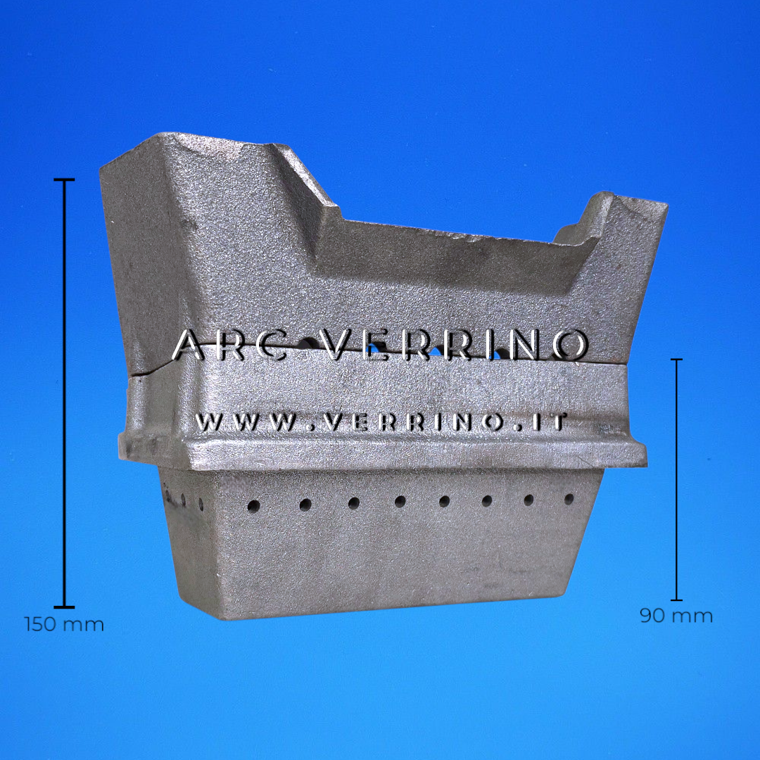 Braciere in ghisa Ungaro CP00384 | con anello - Ricambio originale per stufa a pellet - ARC VERRINO ROMA E GROTTAFERRATA
