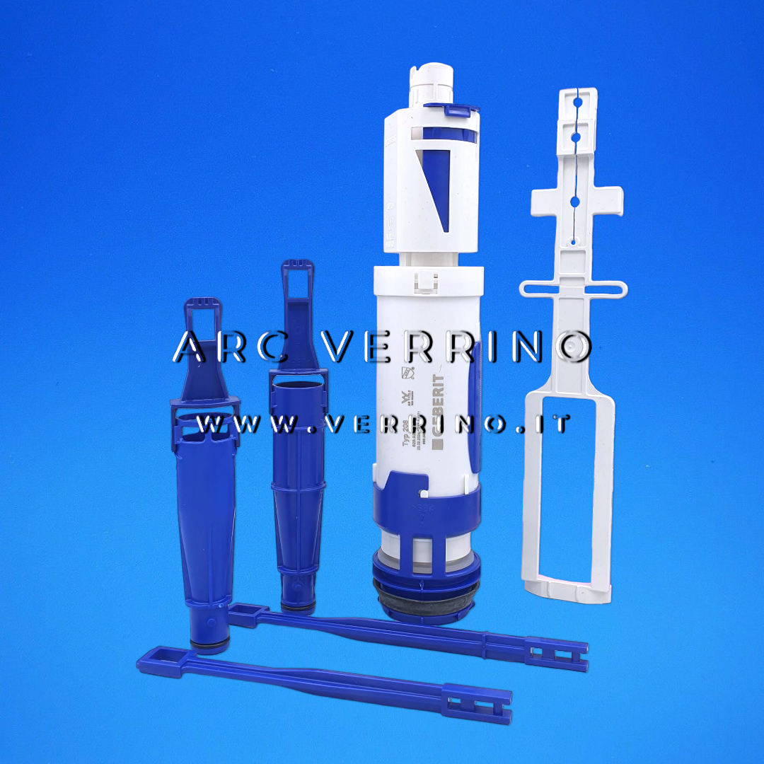 Campana Geberit 241.290.00.1 completa di ricambio Twico Sigma | Doppio scarico - modello nuovo