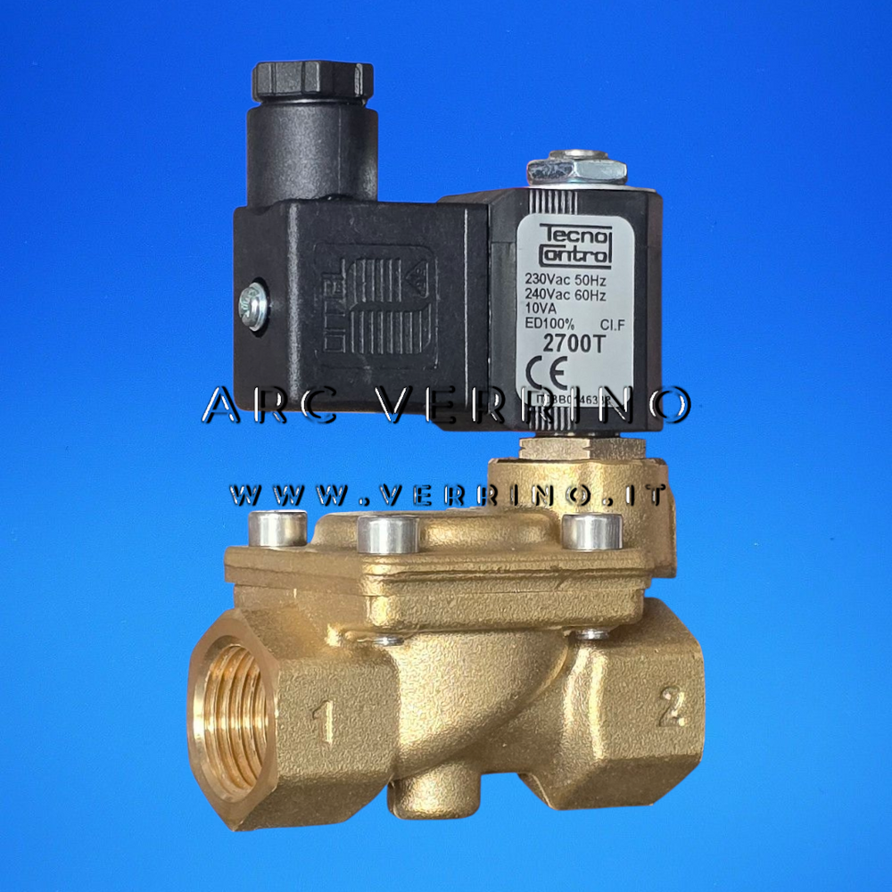 Elettrovalvola acqua Tecnocontrol MC111 - Normalmente chiusa | 1/2'' DN13