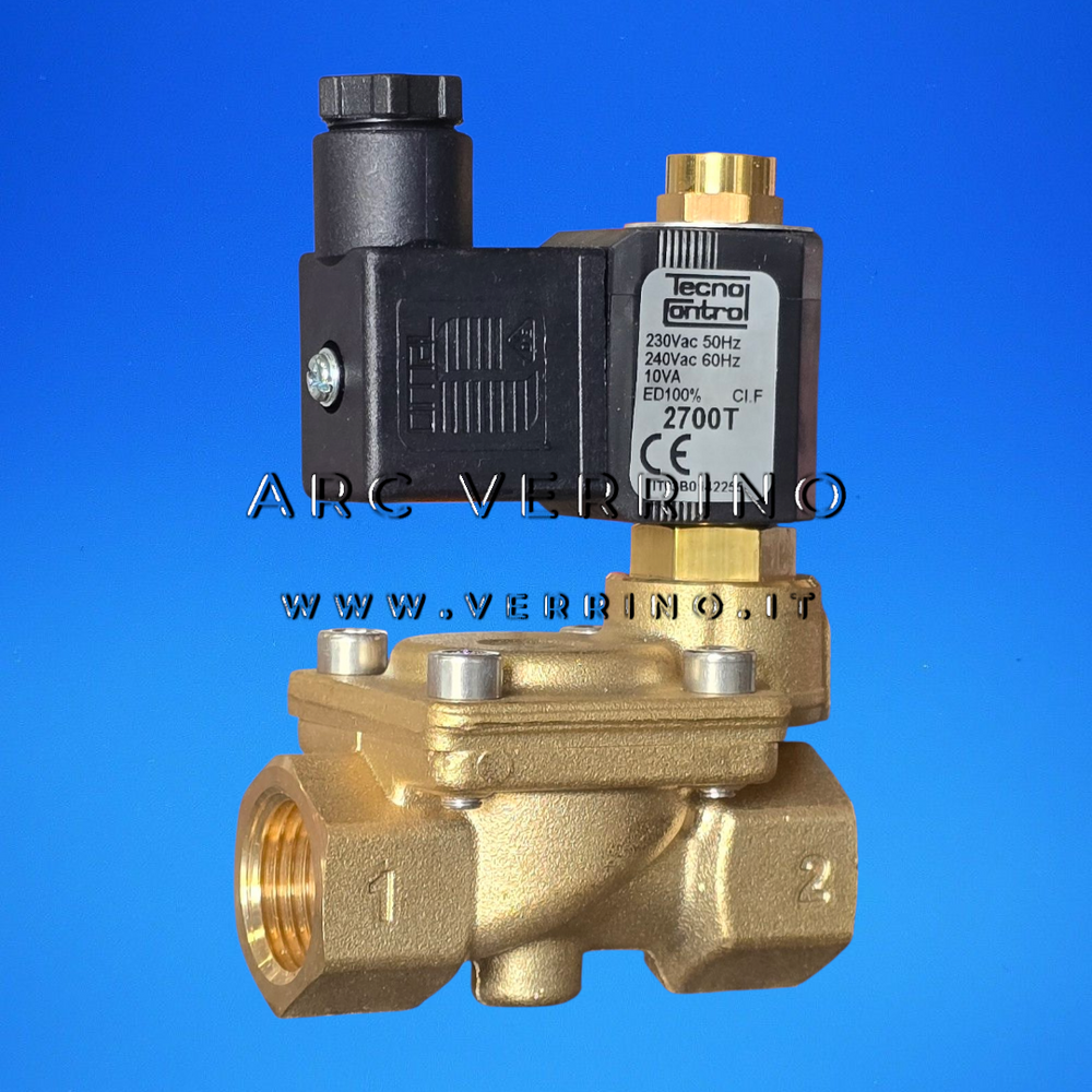 Elettrovalvola acqua Tecnocontrol MC114 - Normalmente aperta | 1/2'' DN13