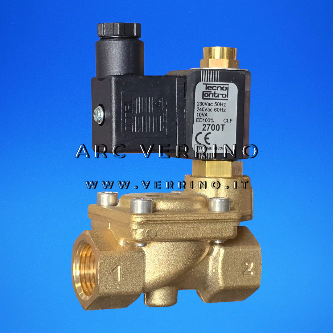 Elettrovalvola acqua Tecnocontrol MC114 - Normalmente aperta | 1/2'' DN13