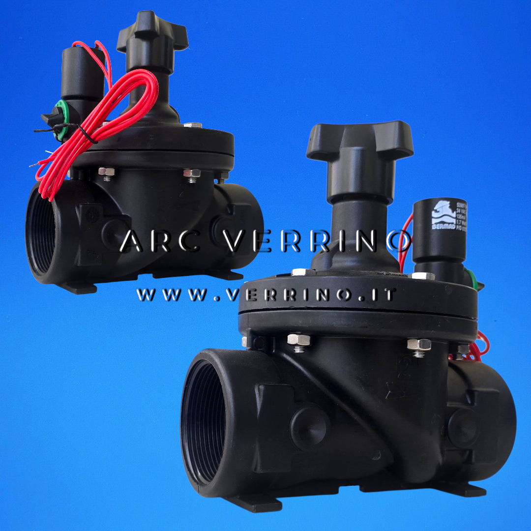 Elettrovalvola per sistemi di irrigazione Bermad OVB205 | 2'' F - 24 VAC  - ARC VERRINO