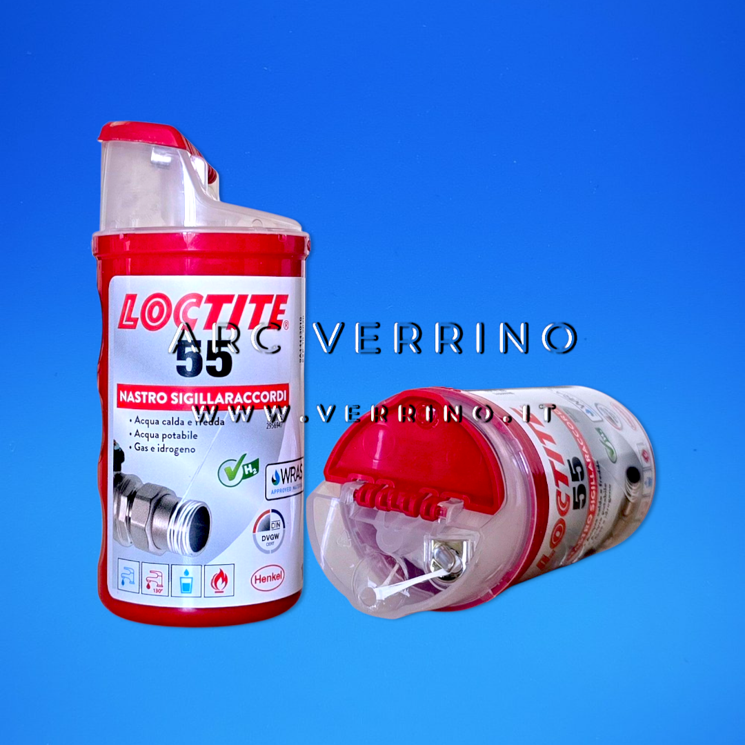 Filo multifibra LOCTITE 55 sigillaraccordi | Per gas e acqua - 160 metri