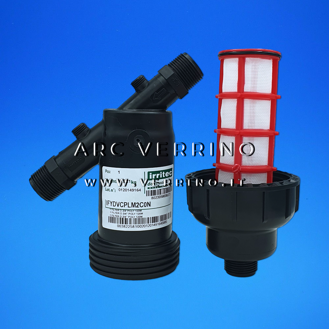  Filtro per irrigazione a Y Irritec IFYDVCPLM2C0N | 3/4 M