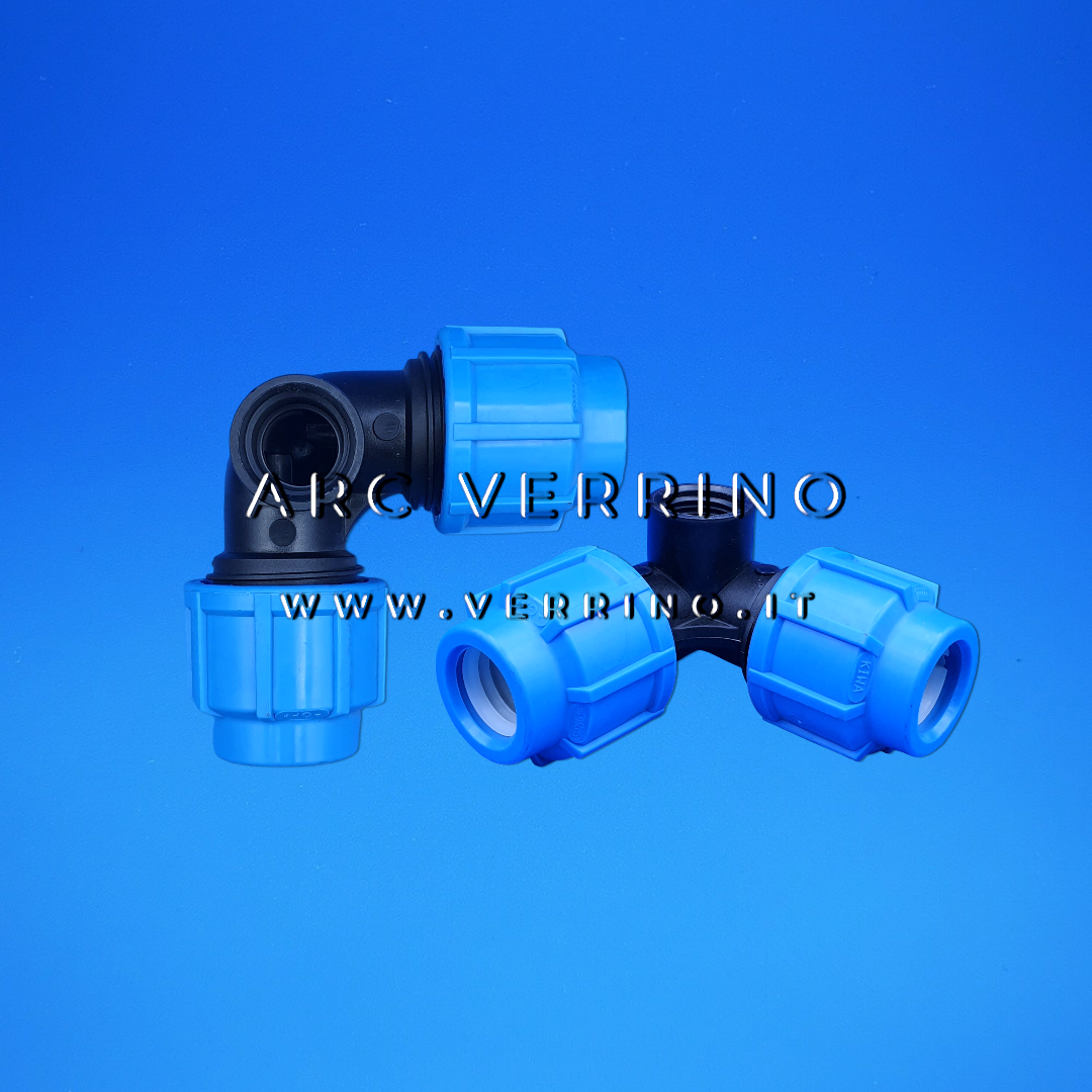 Gomito a 90° a stringere - 20 x 20 x 1/2'' F | Georg Fischer 09402002