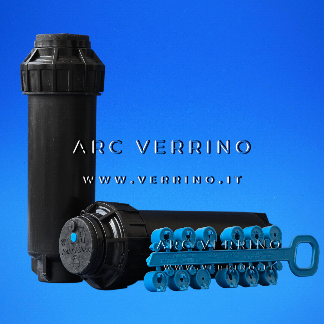 Irrigatore pop up dinamico Rain Bird 5004 PC30 - a turbina. Ricambio originale per irrigazione | 40°/360° - pistone 10 cm - ARC VERRINO GROTTAFERRATA E ROMA