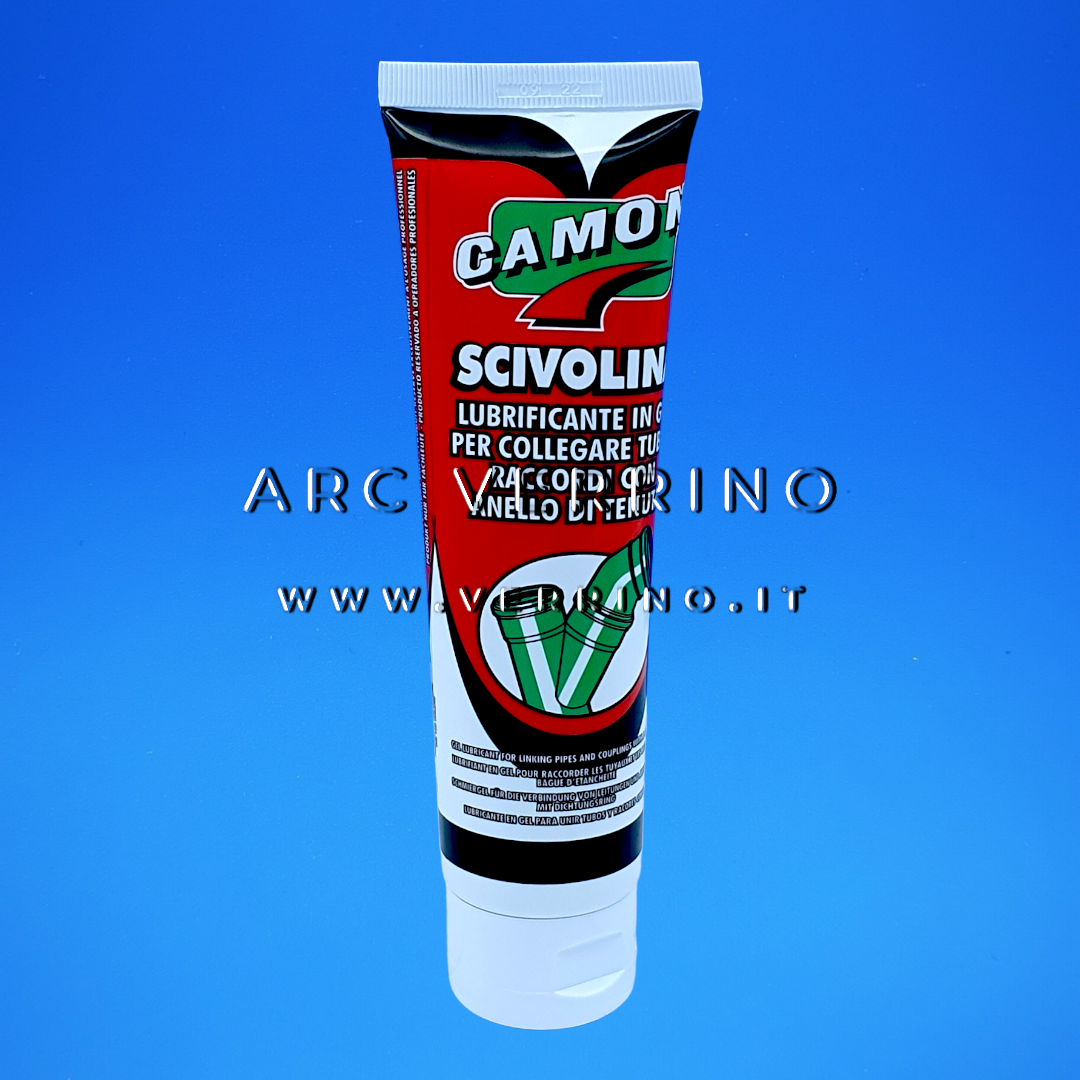 Lubrificante in gel Camon SCIVOLINA | Scivolante per collegare tubi e raccordi - Tubetto 150 gr.