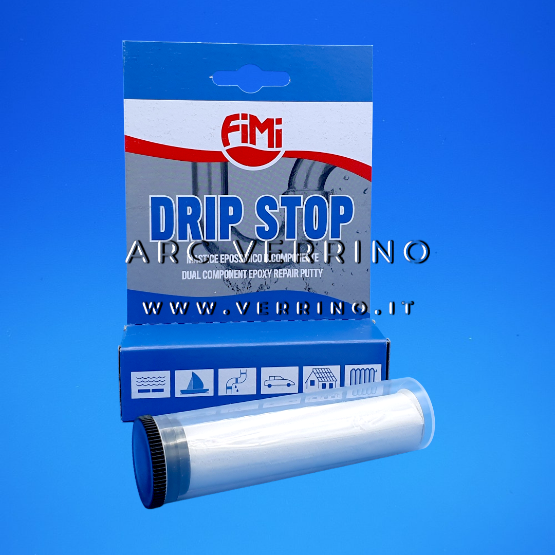 Mastice epossidico bicomponente Fimi DRIP STOP - 65 gr | Pasta per riparazioni