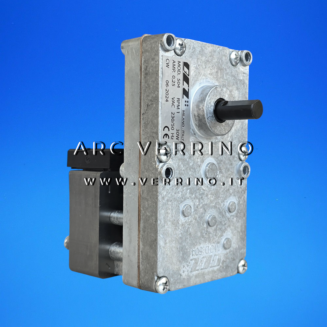 Motoriduttore BCZ 504 | 1 rpm - albero 9,5 mm