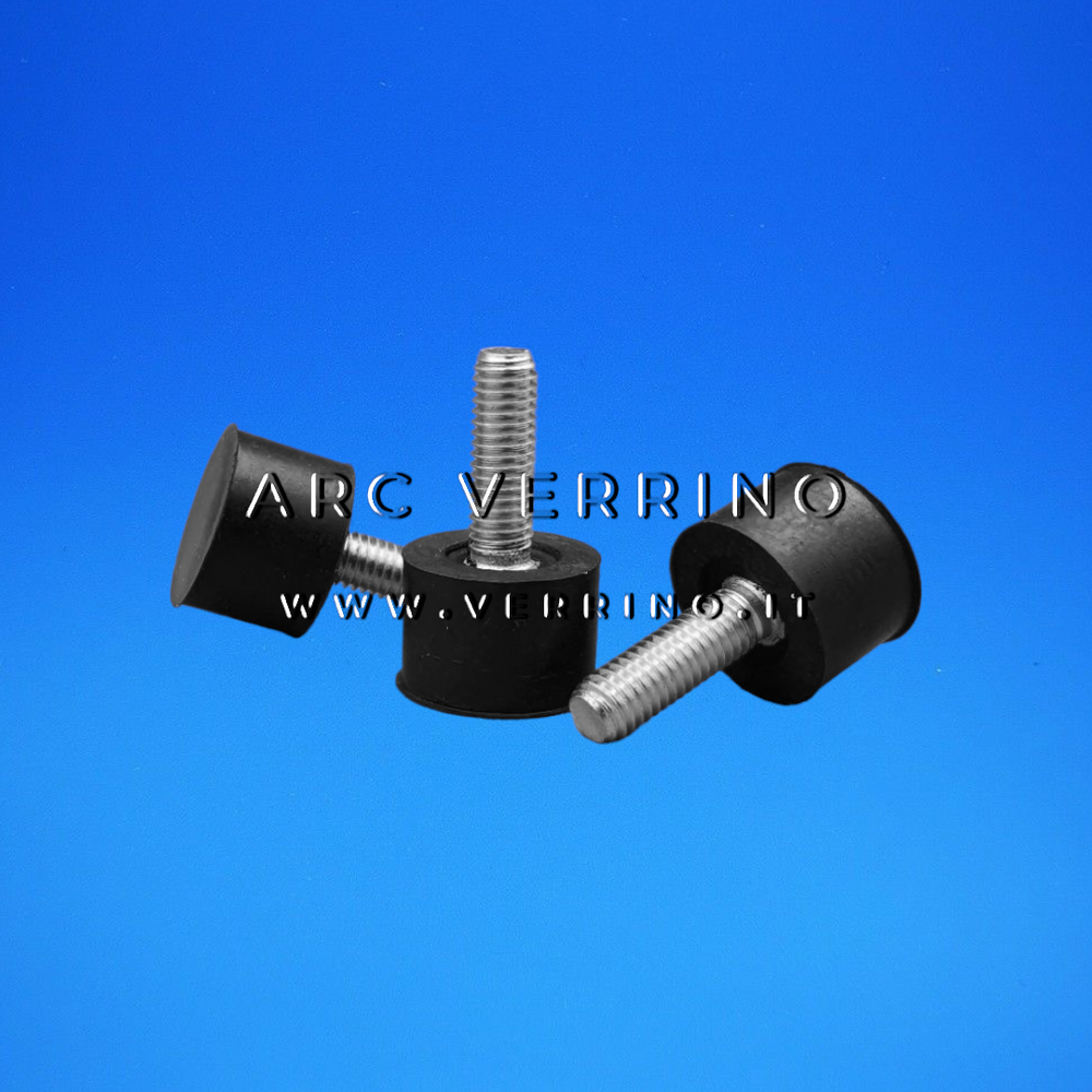 Piedino antivibrante in gomma Ravelli 100-66-008N | per stufa a pellet