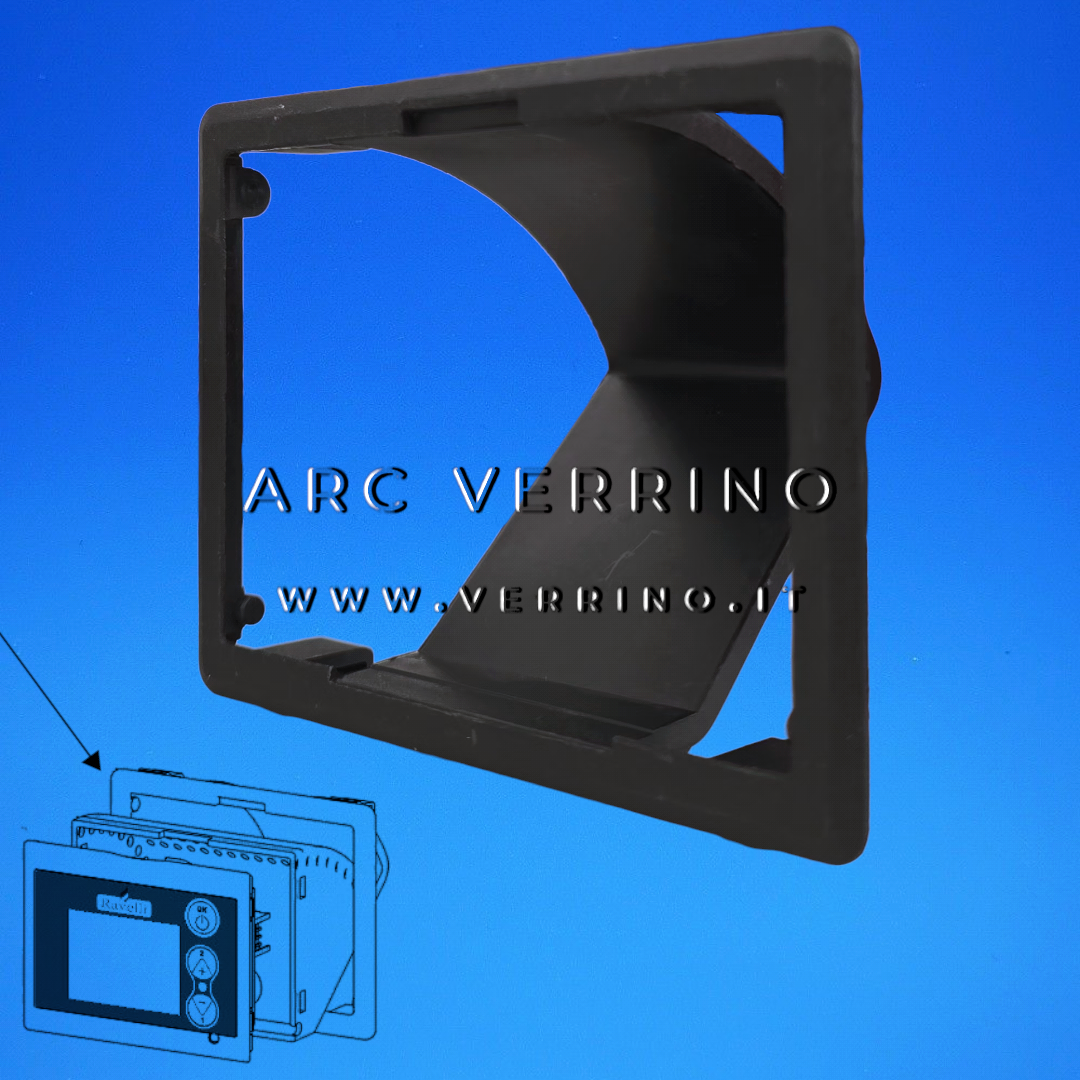 Porta display originale Ravelli 55304 | per pannello comandi 55265-M - Ricambio per stufa a pellet - Arc Verrino roma