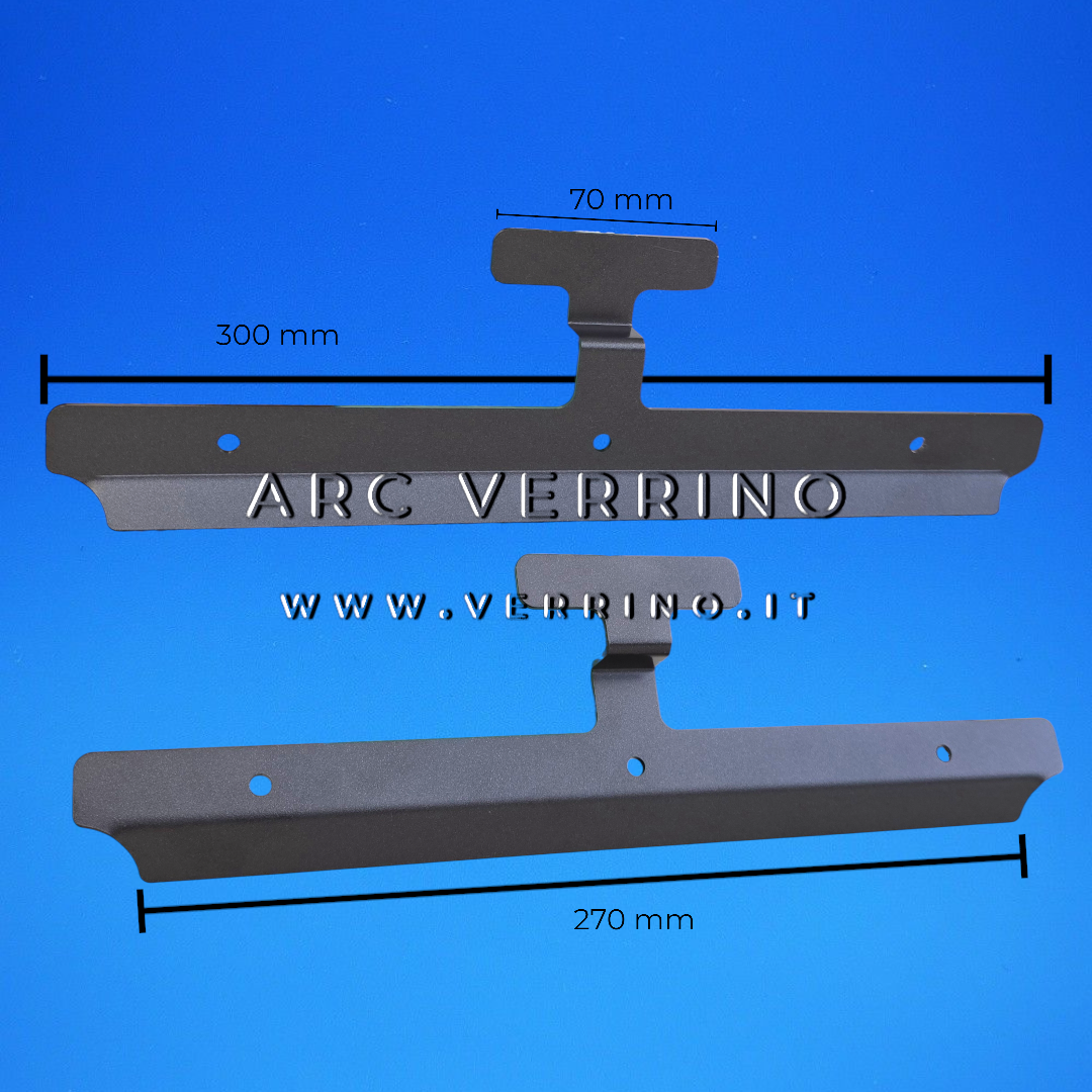 Profilo pulizia vetro Ravelli 170-00-002N-BLK | per stufa a pellet