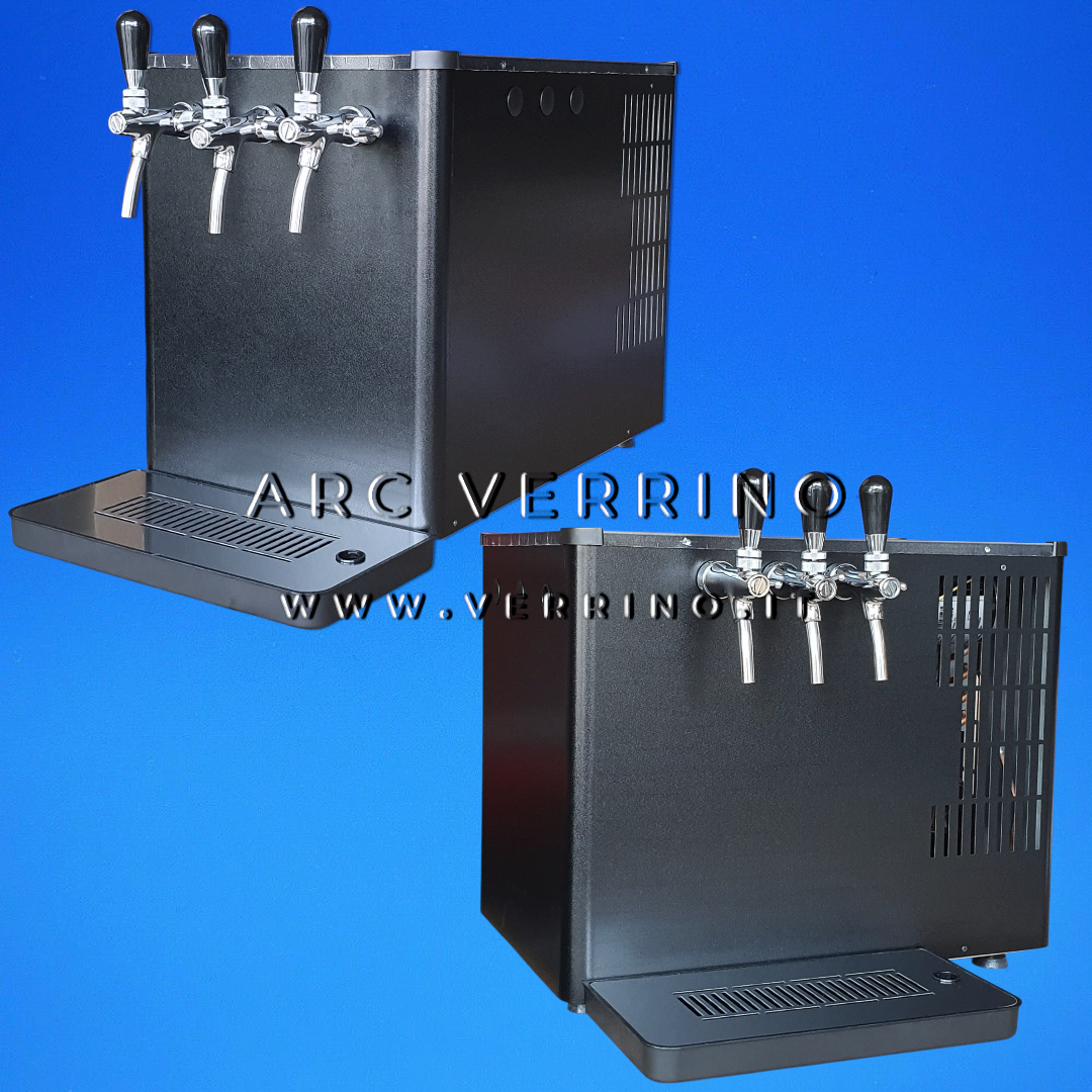 Refrigeratore gasatore professionale da sopra banco  60 Litri/h - 3 Vie | BGP20 - con accessori e rubinetti - per ristoranti, locali, pizzeria - Macchina spilla bevande - ARC VERRINO ROMA E GROTTAFERRATA