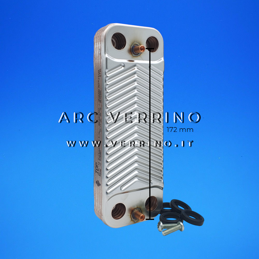  Scambiatore sanitario secondario - 10 piastre - 172 mm | Saunier Duval S1005800