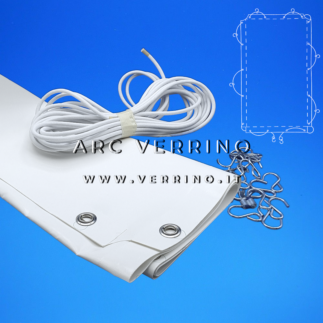 Telo di copertura in PVC - 270 x 226 cm - per collettori solari (pannelli solari termici) | TEL 27 D - ARC VERRINO ROMA E GROTTAFERRATA