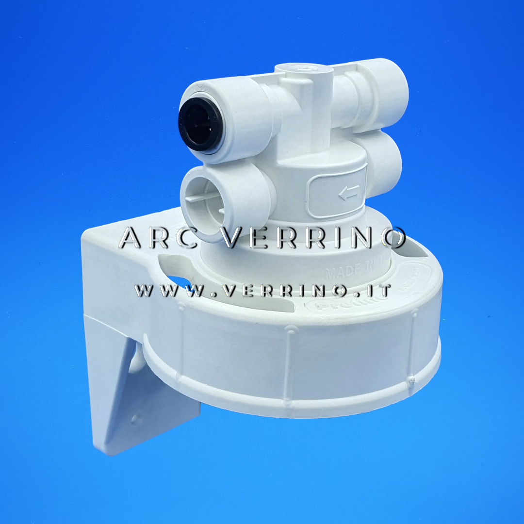 Testata Profine S - Serie con attacchi 10 mm | per cartuccia per acqua potabile Profine BLUE - GOLD - RED - ARC VERRINO