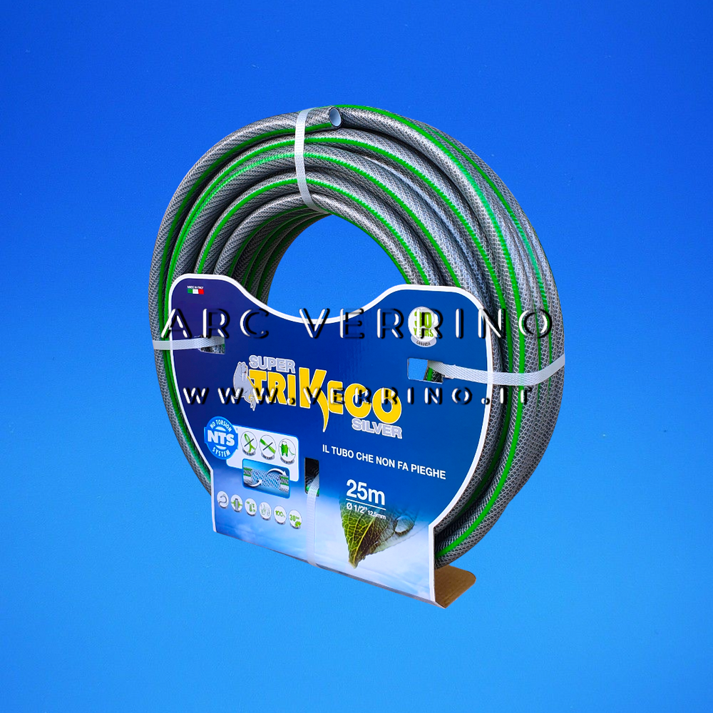  Tubo irrigazione SUPER TRIKECO SILVER | 1/2 x 25 metri