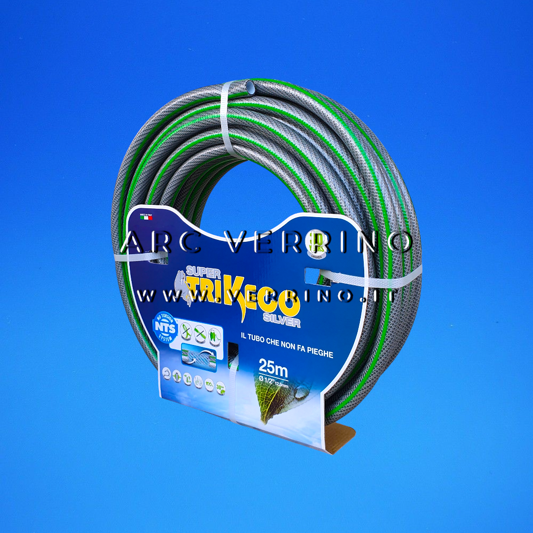  Tubo irrigazione SUPER TRIKECO SILVER | 1/2 x 25 metri