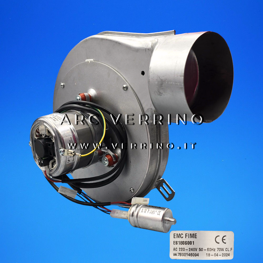 Ventilatore aspirazione fumi - EMC FIME ES180S001 | MCZ 41451201750