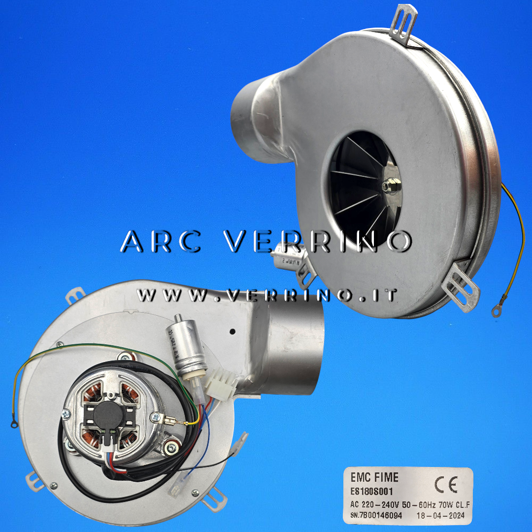 Ventilatore aspirazione fumi - EMC FIME ES180S001 | MCZ 41451201750_2