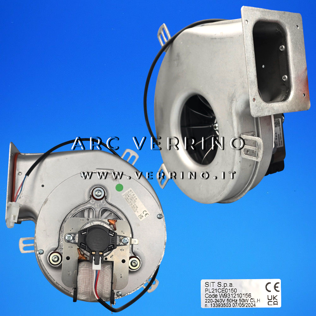 Ventilatore aspirazione fumi LN - SIT PL21CE0150 con encoder | MCZ 41451003202_2