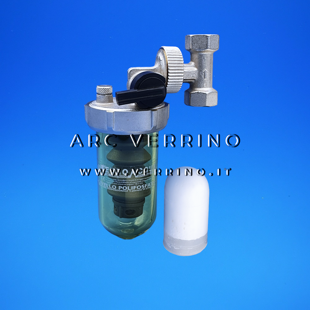 EASLIM1/2RDosatore proporzionale di polifosfati Euroacque SLIM con ricarica in polvere | Euroacque SLIM0001