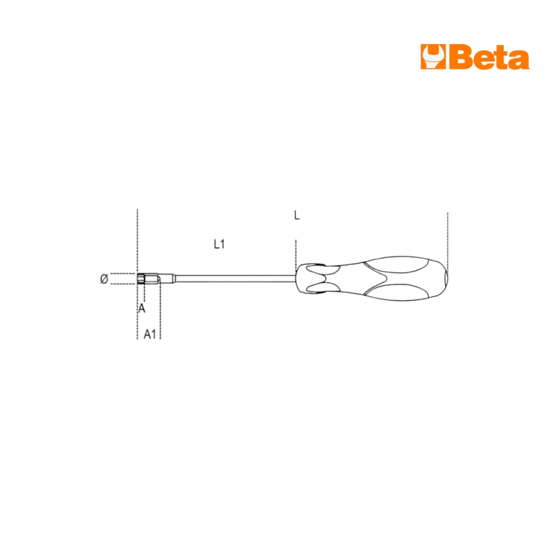 
                  
                    Chiave esagonale 943BX - a bussola - 9 mm | Beta 009430009
                  
                